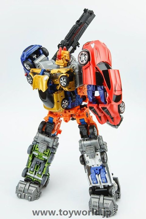 ToyWorld Car Combiner Images Show Combined Group And Alternate Modes  (2 of 20)